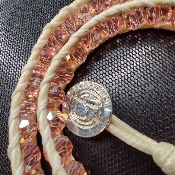 Legend By Shelley Necklace Wrap Limited Edition Multi-Tone Pink Crystals 25" - Picture 10 of 15